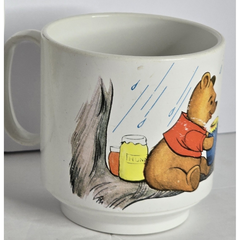Vtg. Oneida Ware Winnie the Pooh Bowl and Cup Set ( 2-pcs) EUC - Picture 5 of 9